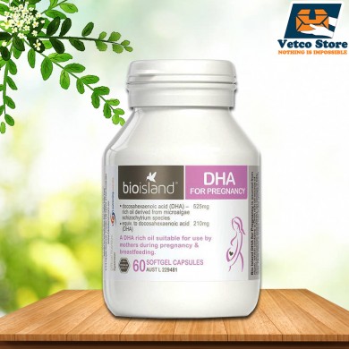 BioIsland DHA for Pregnancy 60 viên – Viên uống bổ sung DHA cho bà bầu